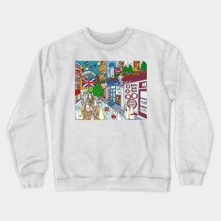 Bunnies in London Carnaby Street Crewneck Sweatshirt